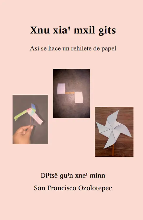 Así se hace un rehilete de papel